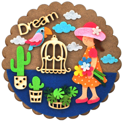 Набори для творчості - Набір для творчості Apli Krapli Аплікація з фетру Dream (4820198700898)