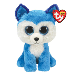 М'які тварини - М'яка іграшка TY Beanie boo's Блакитний хаскі Prince 25 см (36474)