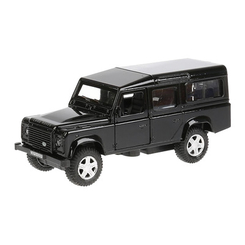 Транспорт и спецтехника - Автомодель Технопарк Land rover Defender 1:32 черная инерционная (DEFENDER-BK)
