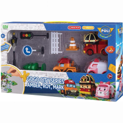 Трансформери - Ігровий набір Robocar Poli GoGo Міська серія (ZR-913)