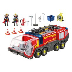 Конструкторы с уникальными деталями - Конструктор Playmobil City Action Пожарная машина аэропорта (5337)