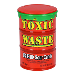 Сладости - Жевательные конфеты Toxic Waste Красная бочка (5060045059994)