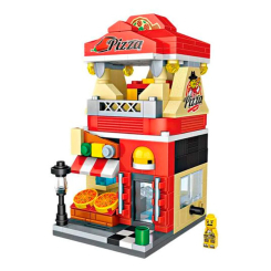 Блокові конструктори - Конструктор LOZ mini Піцерія 335 деталей (1628)