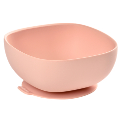 Товары по уходу - Тарелка Beaba силиконовая на присоске розовая (913440)