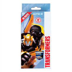 Канцтовары - Пастель масляная Kite Transformers 12 цветов (TF24-071)