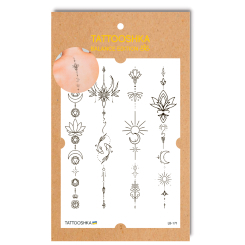 Косметика - Набор тату для тела Tattooshka Седьмая чакра (LB-171)