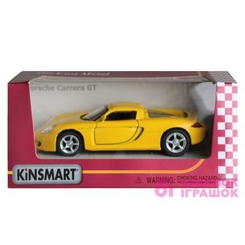 Транспорт і спецтехніка - Іграшка машинка металева інерційна Porsche Carrera GT Kinsmart (KT5081W)