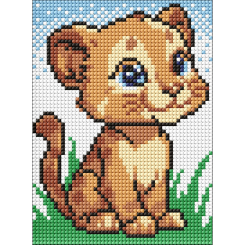 Мозаїка - Алмазна мозаїка Ідейка Маленький лев 15 х 20 см (AMM1022) Мозаїка - Алмазна мозаїка Ідейка Маленький лев 15 х 20 см (AMM1022)