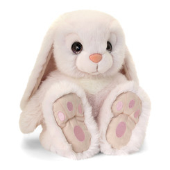 Мягкие животные - Мягкая игрушка Keel toys Сидящий кролик белый 25 см (SR2518/4)