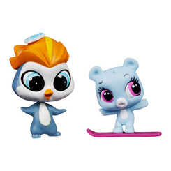 Фігурки персонажів - Ігровий набір Littlest Pet Shop Полярний ведмедик та пінгвін (A7313/A9396)