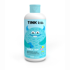 Косметика - Засіб для купання Tink kids Bubble Gum 3 в 1 500 мл (4823109410886)