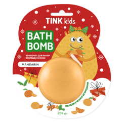 Косметика - ​Бомбочка для ванни Tink kids Mandarin з передбаченням (4823109412583)​