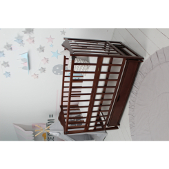Детская мебель - Кровать детская Baby Comfort ЛД3 Орех с ящиком (35277483)