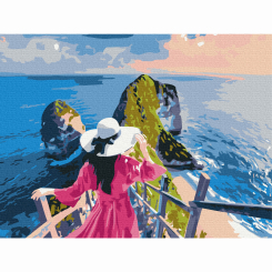 Товари для малювання - Картина за номерами Brushme Леді на островах (RBS51548) Товари для малювання - Картина за номерами Brushme Леді на островах (RBS51548)