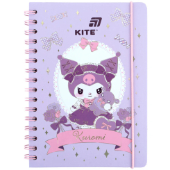 Канцтовары - Блокнот на спирали Kite Kuromi A5 (HK26-190-2)