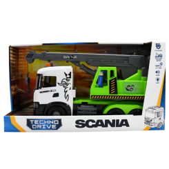 Транспорт і спецтехніка - ​Автомодель TechnoDrive Mid Truck Автокран Scania (3006KS)