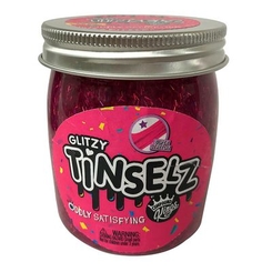 Антистресс игрушки - Слайм Compound kings Glitzy Tinselz с ароматом клубники 210 г (300189-4)