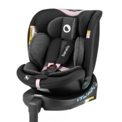 Автокрісла й аксесуари - Автокрісло Lionelo Navy i-Size black pink (LO-NAVY I-SIZE BLACK PINK) (5903771719742)