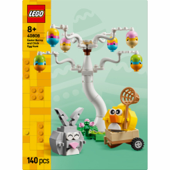 Конструктори LEGO - Конструктор LEGO Великодній кролик і полювання на курячі яйця (40808)