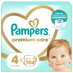 Товары по уходу - Подгузники Pampers Premium care Maxi 9-15 кг 104 шт (4015400465447)