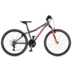 Велосипеды - Велосипед Author Matrix 24 серебристо-оранжевый (2023027)