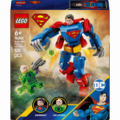 Конструкторы LEGO - Конструктор LEGO DC Super Heroes Супермен-робот против Лекса Лютора (76302)