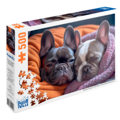 Пазлы - Пазл Puzzleville Французские бульдоги 500 элементов (PZL500_8)