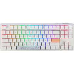 Игровая периферия - Клавиатура Ducky One 3 TKL Cherry MX Silent Red RGB White UA механическая (DKON2187ST-SUAPXPWWWSC1)