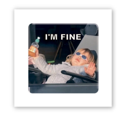 Набори для творчості - 3D стікер Tattooshka I'm fine (SX-216)