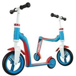Дитячий транспорт - Самокат Highwaybaby Scoot & Ride Синьо-Червоний (SR-216271-BLUE-RED)
