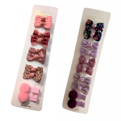 Біжутерія та аксесуари - Набір заколок для волосся Shantou Jinxing Метелики-бантики кольорові в асортименті (FG240116026L) Біжутерія та аксесуари - Набір заколок для волосся Shantou Jinxing Метелики-бантики кольорові в асортименті (FG240116026L)