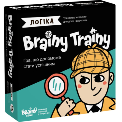 Настольные игры - Настольная игра Brainy Trainy Логика (УКР057)
