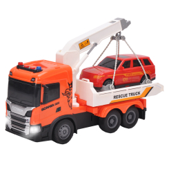 Транспорт и спецтехника - Игровой набор TechnoDrive Big truck Эвакуатор Scania с машиной (6408KS)