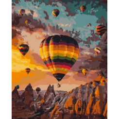 Товары для рисования - Картина по номерам Art Craft Воздушные шары Каппадокии 40 х 50 см (10503-AC)