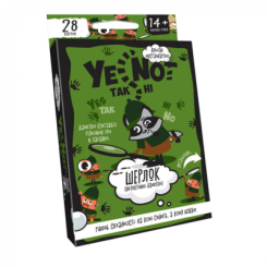 Настольные игры - Детская карточная игра "YENOT ДаНетки" Danko Toys YEN-01U укр зеленый (17527s33518)