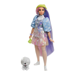 Ляльки - Лялька Barbie Extra у салатовій шапочці (GVR05)
