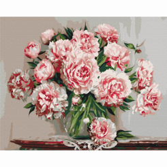 Товари для малювання - Картина за номерами Brushme Садові піони (BS5581) Товари для малювання - Картина за номерами Brushme Садові піони (BS5581)