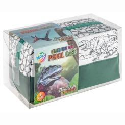 Набори для творчості - Пенал-розмальовка Moxy Dinosaur Expedition з фломастерами (990194)