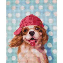 Мозаика - Алмазная мозаика Brushme Lucia Heffernan Песик с леденцом (DBS1229)