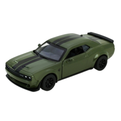 Автомодели - Автомодель Автопром Dodge Challenger SRT Jalibreak темно-зеленая (4385/1)
