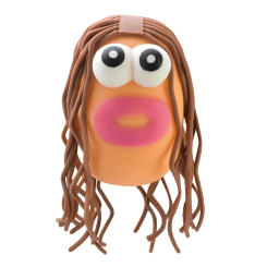 Антистрес іграшки - Іграшка-антистрес Shantou Jinxing Обличчя коричневе волосся (TL-7603/3)