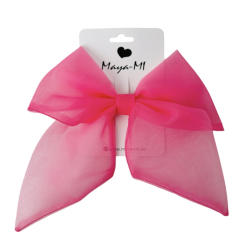 Бижутерия и аксессуары - Заколка Мауа-МІ Бантик Невесомость ярко-розовый (0199-0147-3-1)