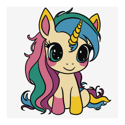 Товари для малювання - Картина за номерами Qbee Веселкова єдиноріжка 25 х 25 см (QB900-012) Товари для малювання - Картина за номерами Qbee Веселкова єдиноріжка 25 х 25 см (QB900-012)