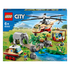 Конструктори LEGO - Конструктор LEGO City Операція з порятунку диких тварин (60302)