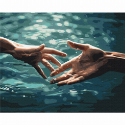 Товари для малювання - Картина за номерами Brushme Мить з'єднання (BS53895)