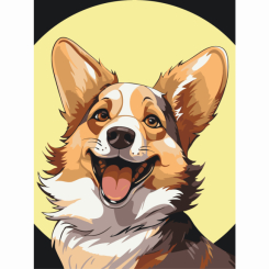 Товары для рисования - Картина по номерам Art Craft Корги Коржик 30 х 40 см (11708-AC)
