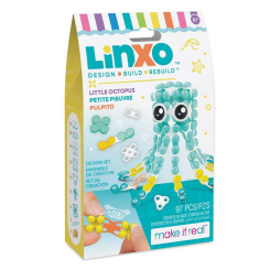 Наборы для творчества - Набор для изготовления брелоков Make it Real Linxo Зверята Осьминог (MR6101/4)