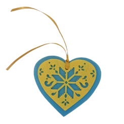 Аксесуари для свят - Підвіс Apli Krapli Серце валентинка патріотична (2252439010015)