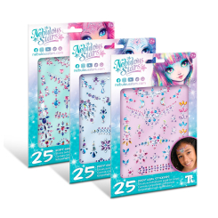 Косметика - Набір кристалів для тіла Nebulous stars Боді-арт Зоряні візерунки в асортименті (11451)