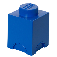Боксы для игрушек - Бокс для хранения LEGO Lifestyle Кирпич 1 синий (40011731) Боксы для игрушек - Бокс для хранения LEGO Lifestyle Кирпич 1 синий (40011731)